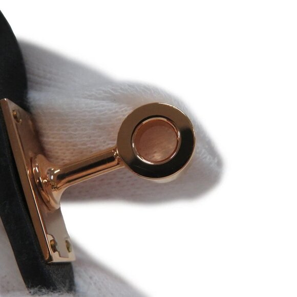 HERMES Double Tour Bracelet Size T2 Swift Leather Black - Picture 4 of 10